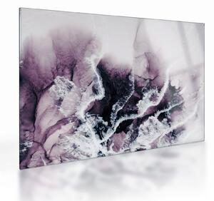 Tablou pe sticlă - Marmură violet N⁰2 (70x50 cm)