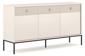 Comodă 154 cm cu front striat culoare cașmir – MARCOS