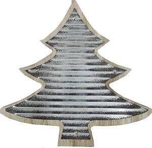Decorațiune brad de Crăciun cu agățătoare Lafiora H 15 cm natur