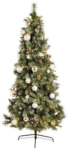 Brad de Crăciun artificial Lafiora Montana H 180 cm verde/alb