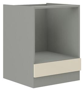Dulap sub cuptor de copt Milo 60 DG BB (gri + crem lucios). 1122683
