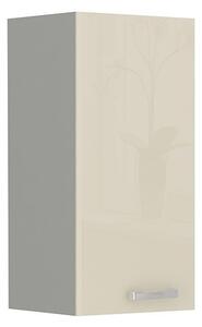 Dulap superior bucătărie Milo 30 G-72 F (gri + crem lucios). 1122679