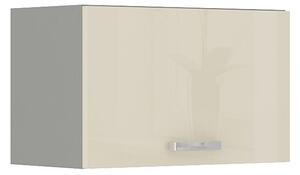 Dulap superior bucătărie Milo 50 GU-36 1F (gri + crem lucios). 1122671