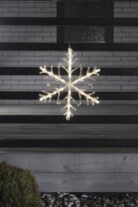 Figurină Fulg de zăpadă Konstsmide 24 LED-uri acril alb cald