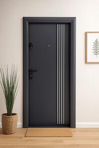 Ușă Metalică cu MDF Arhitect 483 Wenghe PVC Stânga