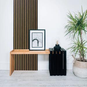 Riflaj Decorativ Tip Panou Acustic 20 cm Teak