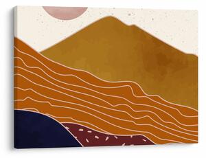 Tablou - Muntele de design Spacefrog N⁰1 (70x50 cm)