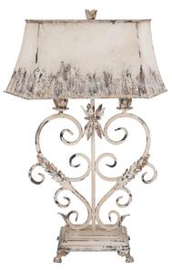 Lampa Shabby Chic Heart rasina si metal h 78 cm