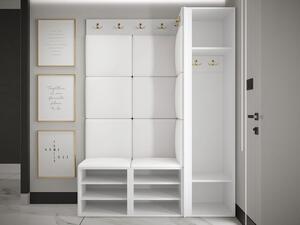 Mobilier hol Torro IX (alb + oțel gri). 1123164
