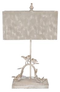 Lampa Shabby Chic Birds metal si rasina h 63 cm