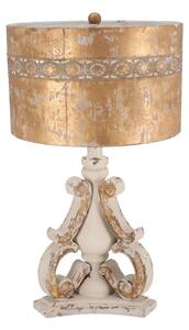 Lampa Shabby Chic Oro rasina si metal H 67 cm