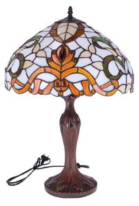 Lampa de masa Tiffany Geometry h 62 cm, abajur 40 cm