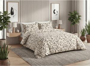 Lenjerie de pat din bumbac Renforce LIOLE crem Dimensiune lenjerie de pat: 70 x 90 cm | 140 x 200 cm