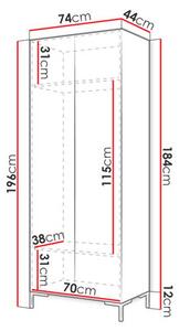 Mobilier hol Futura (negru). 1122186