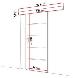 Uși culisante Tessa 70 (stejar sonoma). 1122318