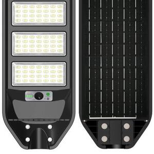 Corp Iluminat Stradal Solar LED 120W Novelite Suno cu Senzor Miscare, Protectie IP54, 3CCT Temperatura Culoare Selectabila, Eficienta Energetica
