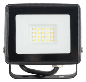 Proiector LED Homelight 20W 6400K IP65 Slim 105x83x24 mm Alb Rece, Lampa Exterior Rezistenta la Intemperii pentru Iluminat Curti Terase Siguranta