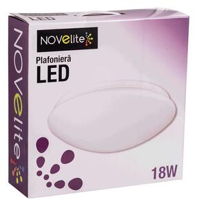 Plafoniera LED 18W 6500K 1260lm 33x10cm Alb Moderna - Corp Iluminat Interior Minimalist pentru Birou, Bucatarie sau Hol - Eficienta si Durabila