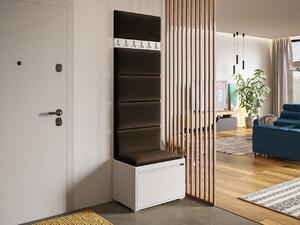 Mobilier hol Paggy 60x30 (alb + ciocolățiu). 1122792