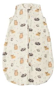 Sac de dormit de vara pentru copii din muselina dubla 0-6 luni Kidizi Cuddly Buddies, bumbac 100%, 0.3 tog