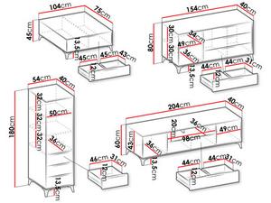 Mobilier living Semprum I (nisipiu bej). 1122985