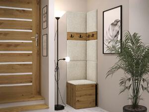 Mobilier hol Tovenaz XXI (stejar artisan + negru). 1123038