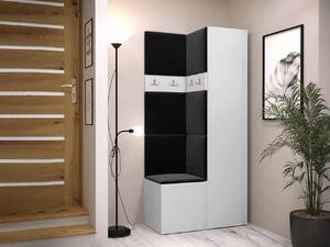 Mobilier hol Tovenaz XXIV (alb + negru). 1123031