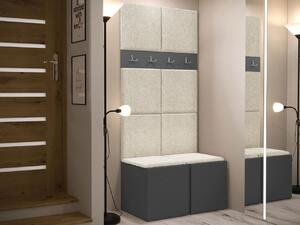 Mobilier hol Tovenaz IV (grafit + bej deschis). 1123056