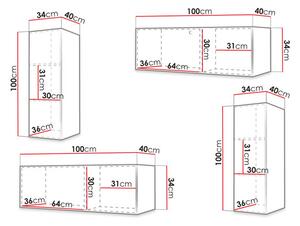 Mobilier living Torro I 1 (alb). 1123153
