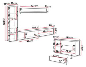 Mobilier living Nova I (wotan + Alb lucios). 1121834