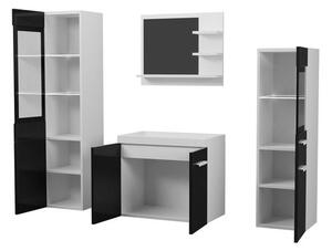 Mobilier baie Apoleon II (san remo) (fără baterie, fără sifon, cu lavoar) (cu iluminat LED alb). 1121800
