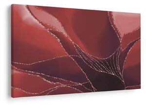 Tablou - Floare abstractă roșie N⁰2 (90x60 cm)