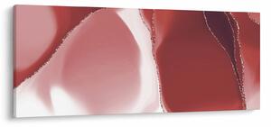 Tablou - Floare abstractă roșie N⁰3 (120x50 cm)