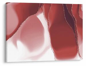 Tablou - Floare abstractă roșie N⁰3 (70x50 cm)