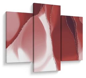 Tablou - Floare abstractă roșie N⁰3 (90x60 cm)