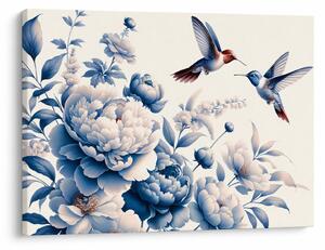 Tablou - Colibri deasupra florii (70x50 cm)