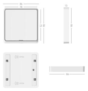 SET 3x întrerupător cu 1 buton SMART 3xCR2430 Zigbee 3.0 Tuya Immax NEO 07506C