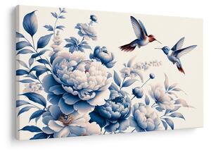 Tablou - Colibri deasupra florii (90x60 cm)