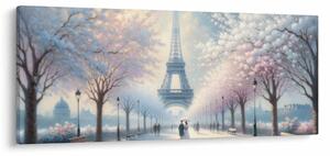 Tablou - Pictură din Paris (120x50 cm)