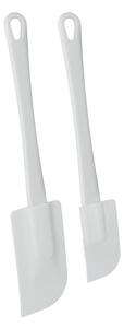 Set 2 spatule din plastic Metaltex, alb