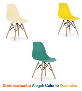 Set 3 Scaune Bucatarie/Dining Velo Multicolor