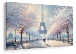 Tablou - Pictură din Paris (90x60 cm)