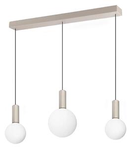 Ideal Lux - Lustră LED suspendată cu cablu ODEON LED/20W/230V CRI 90 bej/alb