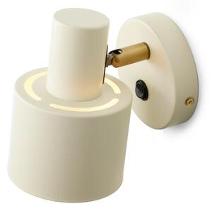 Halo Design 746873 - Aplica de perete tip spot VOGUE, 1xE27/40W/230V, crem/alamă