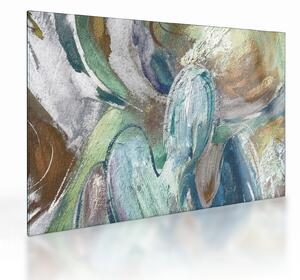 Tablou pe sticlă - Pictura figura abstractă (70x50 cm)