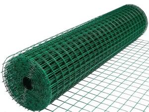 ForGarden H-150-GREEN plasă de gard sârmă de oțel acoperită cu plastic dreptunghiular, 1,5 x 30 m
