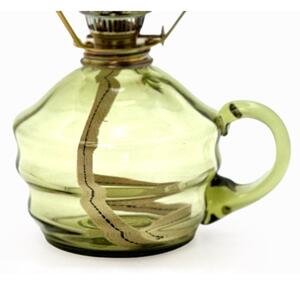Lampă cu petrol KLÁRA 34 cm verde pădure