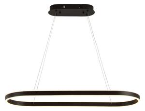 Brilagi - Lustră LED suspendată pe cablu PONDIE LED/43W/230V 80x30 cm neagră