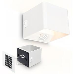Briloner 3879016 - Lampă de perete LED reîncărcabilă BORRA cu senzor, LED/1,5W/5V 3600 mAh, alb