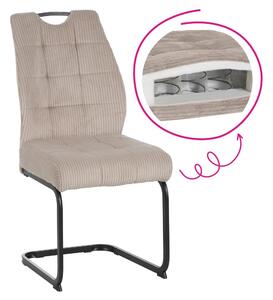 Scaun sufragerie Kalme (gri maro taupe + negru). 1119541